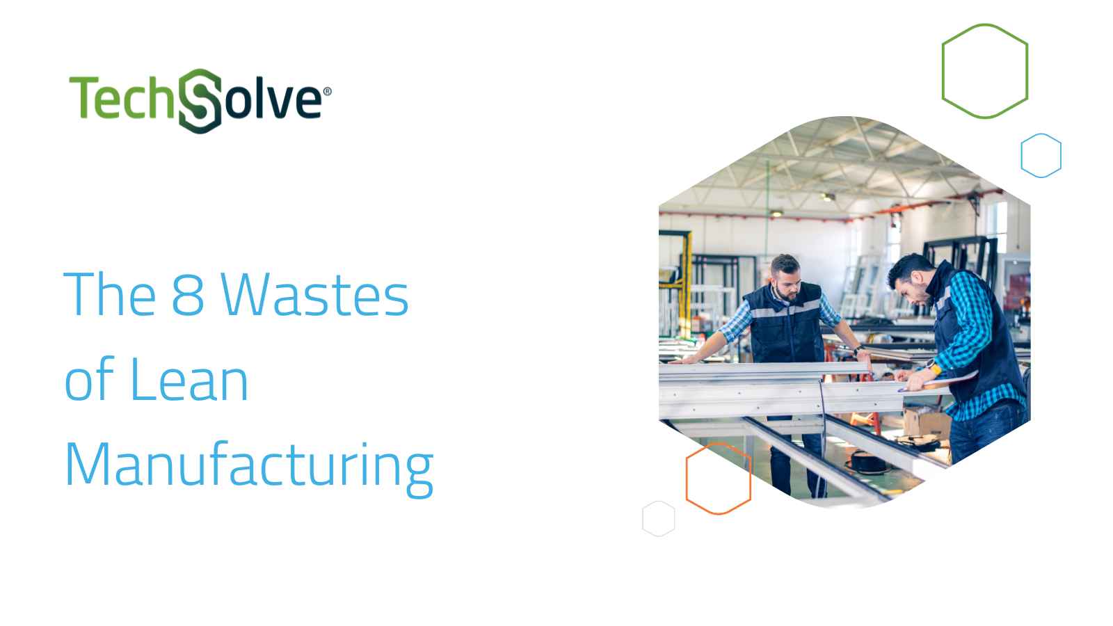 8 Wastes of Lean Manufacturing Web Graphic